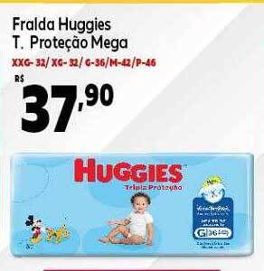 GoodBom Fralda huggies t proteção mega oferta