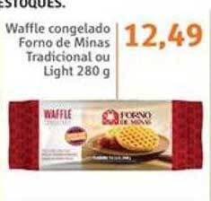 Sonda Waffle congelado forno de minas tradicional ou light oferta