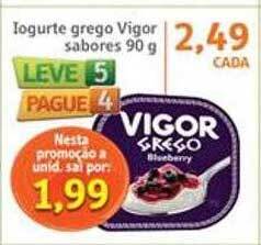Sonda Iogurte grego vigor sabores oferta