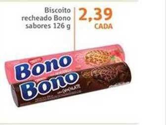 Sonda Biscoito recheado bono sabores oferta