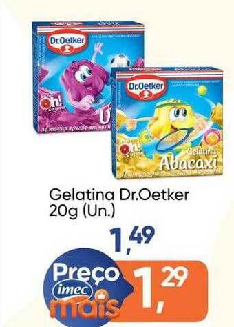 Imec Supermercados Gelatina dr oetker oferta