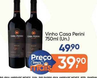 Imec Supermercados Vinho casa perini oferta