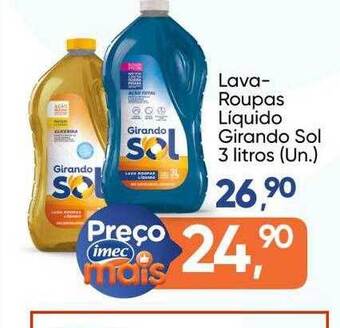 Imec Supermercados Lava-roupas liquido girando sol oferta
