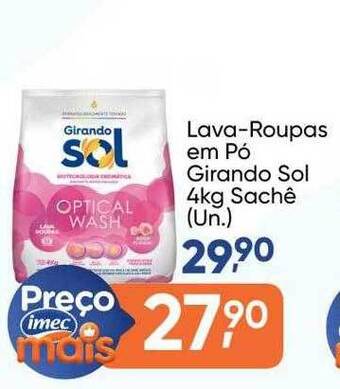 Imec Supermercados Lava-roupas em pó girando sol oferta