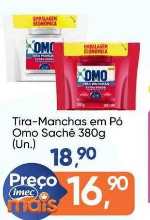Tira-manchas em pó omo