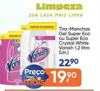 Imec Supermercados Tira-manchas gel super eco ou super eco crystal white vanish oferta