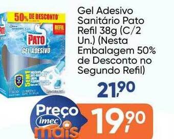 Gel adesivo sanitário pato refil
