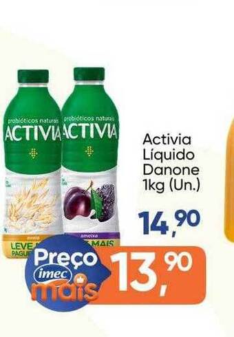 Imec Supermercados Activia liquido danone oferta