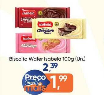 Imec Supermercados Biscoito wafer isabela oferta