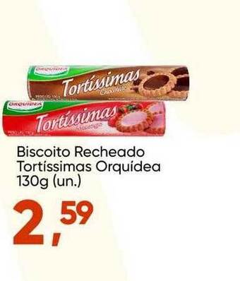 Imec Supermercados Biscoito recheado tortissimas orquidea oferta