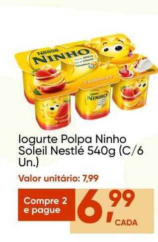 Imec Supermercados Iogurte polpa ninho soleil nestlé oferta