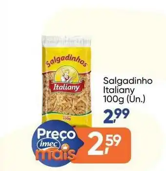 Imec Supermercados Salgadinho italiany oferta