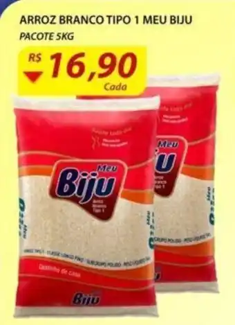Arroz Branco tipo 1 Meu Menu Biju pacote 5kg