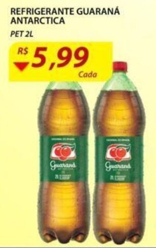 Assaí Atacadista Refrigerante Guarana Antarctica 2L oferta
