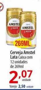 Akki Atacadista Cerveja amstel lata caixa com 12 oferta