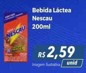 Hiper Moreira Bebida láctea nescau oferta