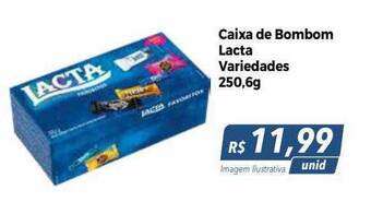 Hiper Moreira Caixa de bombom lacta variedades oferta