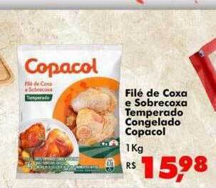 Big Box Filé de coxa e sobrecoxa temperado congelado copacol oferta