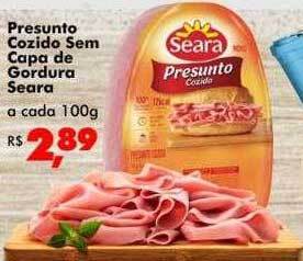 Big Box Presunto cozido sem capa de gordura seara a cada oferta