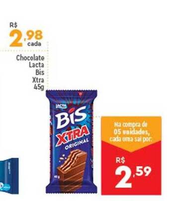 Supper Rissul Chocolate lacta bis xtra oferta