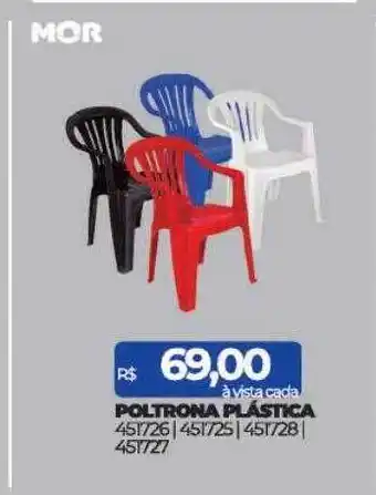 Lojas Certel Poltrona plástica oferta