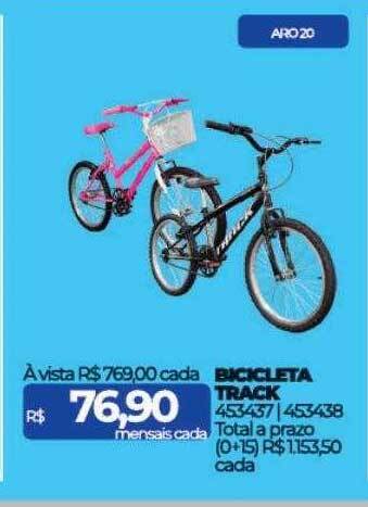 Lojas Certel Bicicleta track oferta