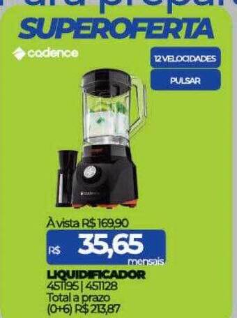 Lojas Certel Liquidificador cadence oferta
