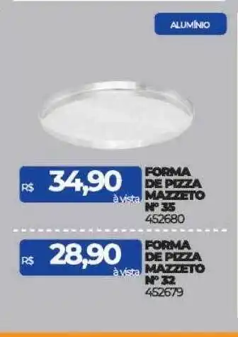 Lojas Certel Forma de pizza mazzeto n° 35 forma de pizza mazzeto n° 32 oferta