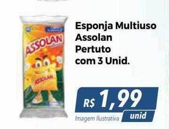 Hiper Moreira Esponja multiuso assolan pertuto oferta
