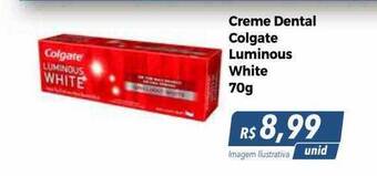 Hiper Moreira Creme dental colgate luminous white oferta