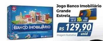 Jogo banco imobiliário grande estrela