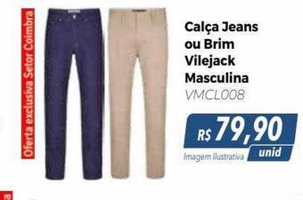 Hiper Moreira Calça jeans ou brim vilejack masculina oferta