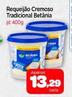 Nordestão Requeijão cremoso tradicional betânia oferta