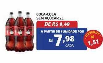 Bahamas Mix Coca-cola sem açúcar oferta