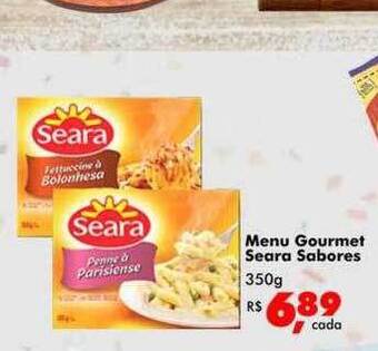 Big Box Menu gourmet seara sabores oferta
