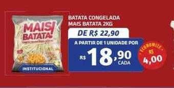 Bahamas Mix Batata congelada mais batata oferta