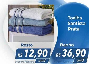 Hiper Moreira Toalha santista prata oferta