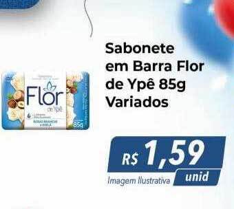 Hiper Moreira Sabonete em barra flor de ypê variados oferta