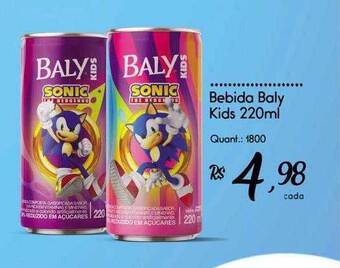 Giassi Supermercados Bebida baly kids oferta
