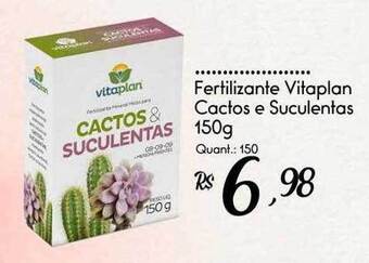 Fertilizante vitaplan cactos e suculentas