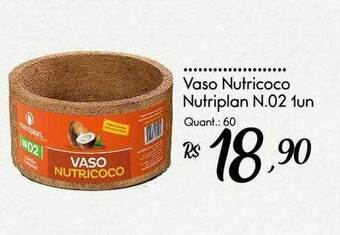 Vaso nutricoco nutriplan n.02