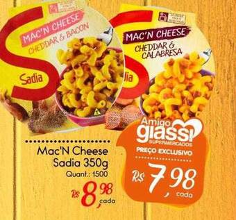 Giassi Supermercados Mac'n cheese sadia oferta