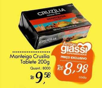 Giassi Supermercados Manteiga cruzilia tablete oferta