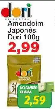 Chama Supermercados Amendoim japonês dori oferta