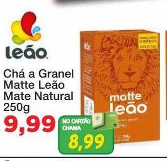 Chama Supermercados Chá a granel matte leão mate natural oferta