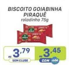Biscoito goiabinha piraquê roladinho