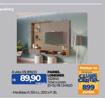 Lojas Certel Kappesberg painel londres oferta