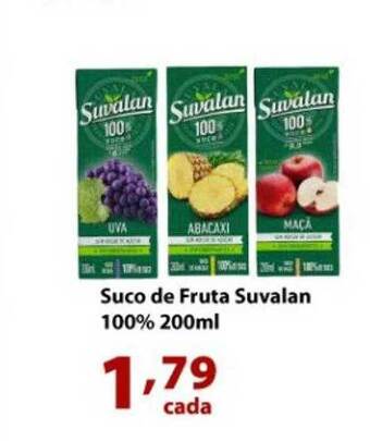 Supermercados Tischler Suco de fruta suvalan 100% oferta