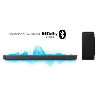 Carrefour Soundbar samsung com 5.1.2 canais e 360w - hw-q800b/zd oferta