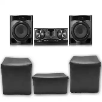 Carrefour Kit 3 capas pra mini system l-g cj44 impermeável preta uv oferta